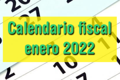 Calendario fiscal enero 2022